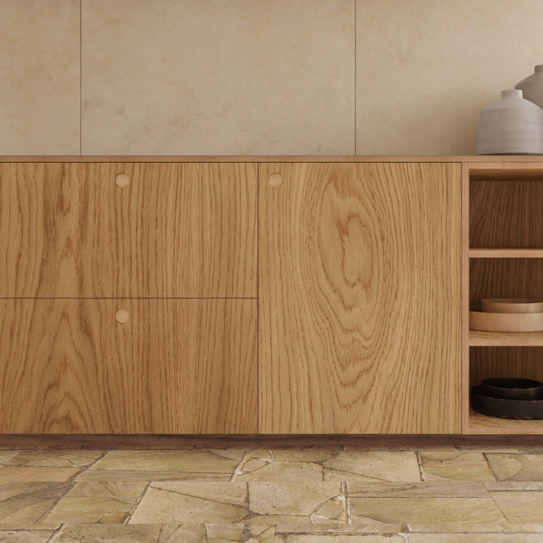 European Crown Oak Faced Birch Ply Sample – Plyzen